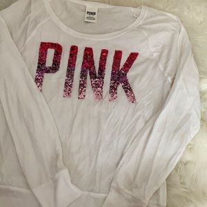 PINK Thin long Sleeved top